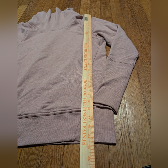 Lululemon High Lines Mock Neck Pullover, Vintage Mauve, Women's 6 - Picture 3 of 8